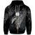 Marshall Islands Polynesian Zip Hoodie Legend White Version Unisex Black - Polynesian Pride