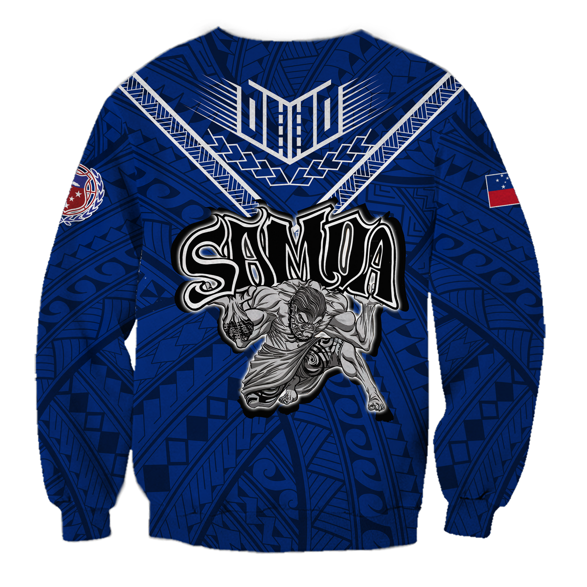 Toa Samoa Rugby Sweatshirt - Samoan Warrior Pride - LT12 - Polynesian Pride
