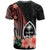 Guam T Shirt Red Polynesian Hibiscus Pattern Style - Polynesian Pride