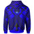 Pohnpei Custom Hoodie Blue Seal with Polynesian Tattoo - Polynesian Pride