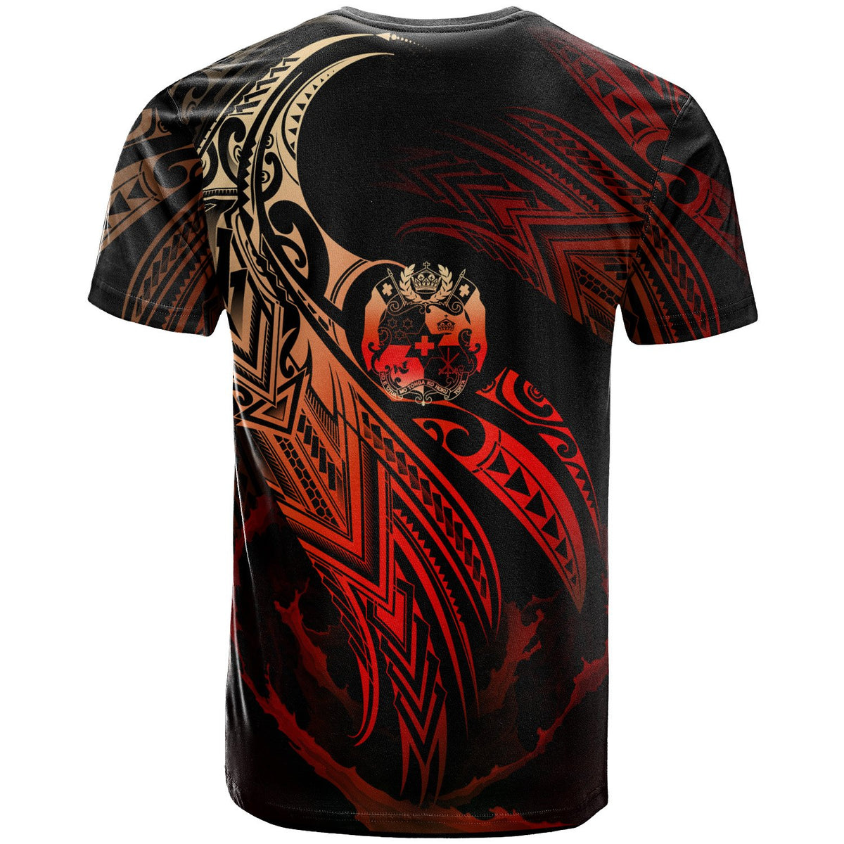 Tonga Polynesian Custom T Shirt Tonga Legend Red Version - Polynesian Pride