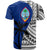 Guam Custom T Shirt Coat of Arm and Polynesian Patterns - Polynesian Pride