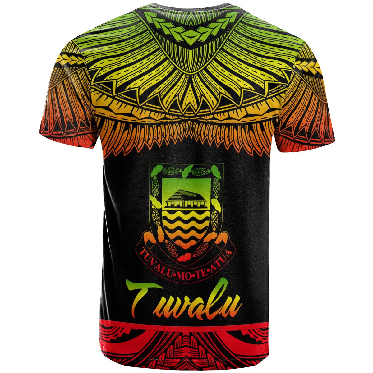 Tuvalu Polynesian T Shirt Tuvaluan Pride Reggae Version - Polynesian Pride