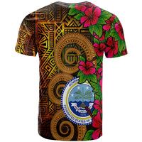 Federated States of Micronesia T Shirt Hibiscus Vintage - Polynesian Pride
