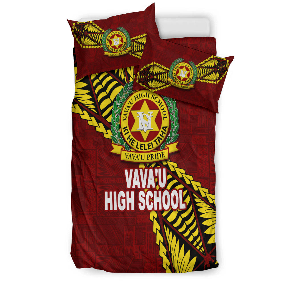 Tonga Vava'u High School Tongan Patterns Bedding Set - LT12 - Polynesian Pride