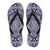 Polynesian Flip Flops Blue And White Men's Flip Flops Black - Polynesian Pride