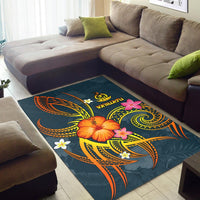Vanuatu Polynesian Area Rug - Legend of Vanuatu (Blue) - Polynesian Pride