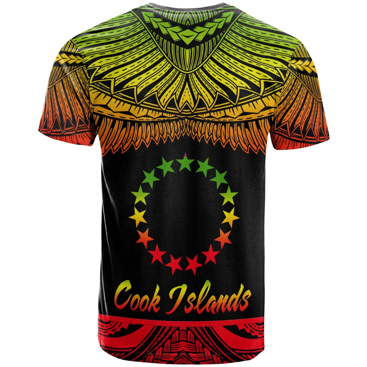 Cook Islands Polynesian Custom T Shirt Polynesian Pride Reggae Version - Polynesian Pride