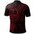 Guam Custom Polo Shirt Red Turtle - Polynesian Pride