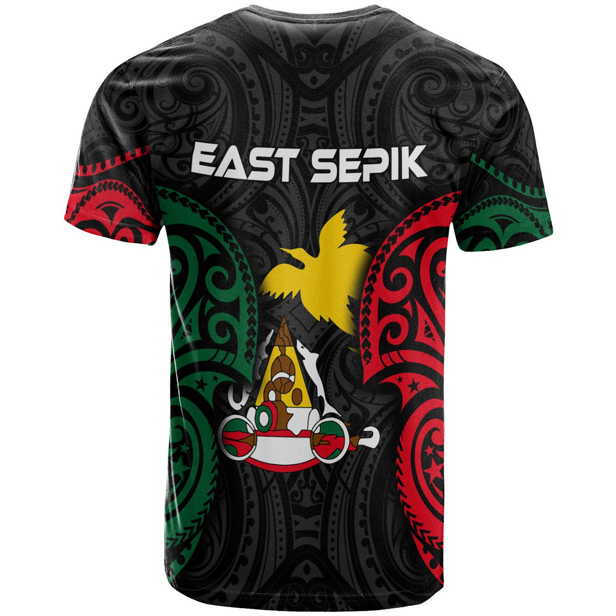 Papua New Guinea East Sepik Province Polynesian T Shirt Spirit Version - Polynesian Pride
