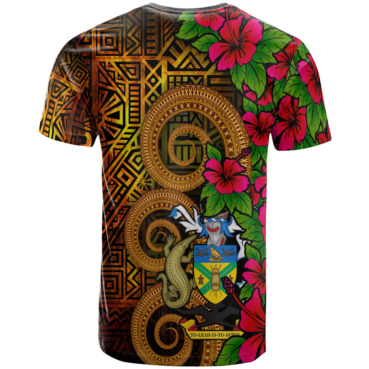Solomon Islands Polynesian T Shirt Hibiscus Vintage - Polynesian Pride