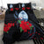 Guam Bedding Set Polynesian Flowers Version Black LT13 - Polynesian Pride