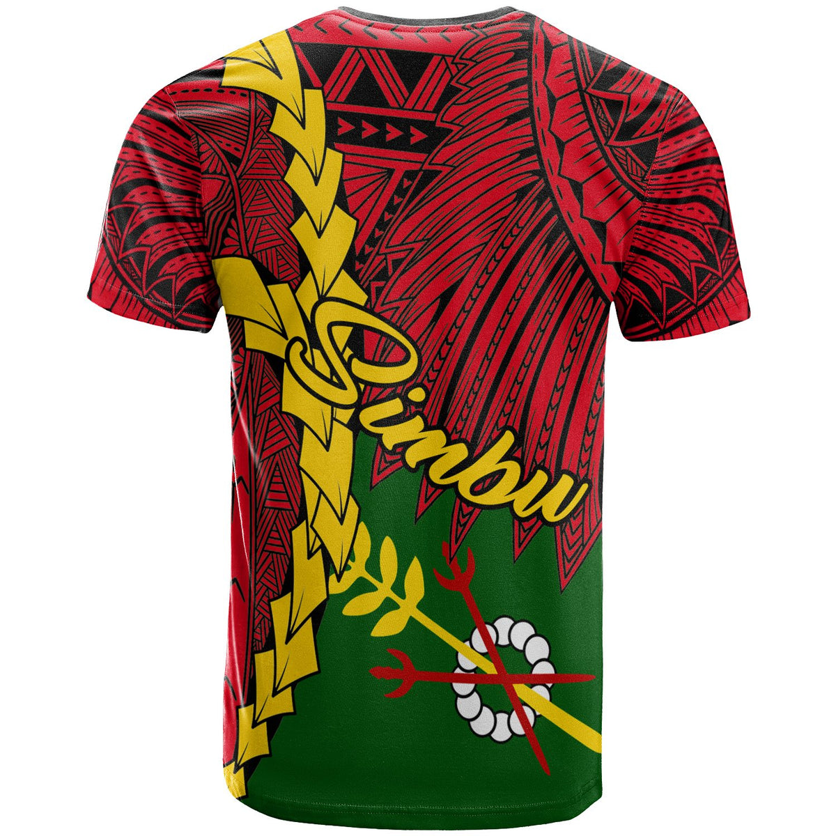 Papua New Guinea Simbu Province Polynesian Custom T Shirt Tribal Wave Tattoo - Polynesian Pride