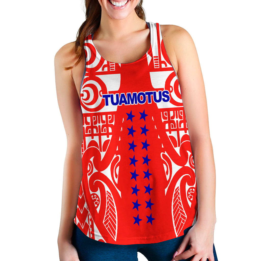 Tuamotu Archipelago Tribal Tattoo Women Tank Top - LT12 - Polynesian Pride