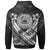 American Samoa Custom Hoodie AS White Seal Polynesian Patterns - Polynesian Pride