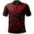 Fiji Polynesian Custom Polo Shirt Fiji Waves (Red) Unisex Red - Polynesian Pride