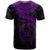 Niue Polynesian Custom T Shirt Niue Waves (Purple) - Polynesian Pride