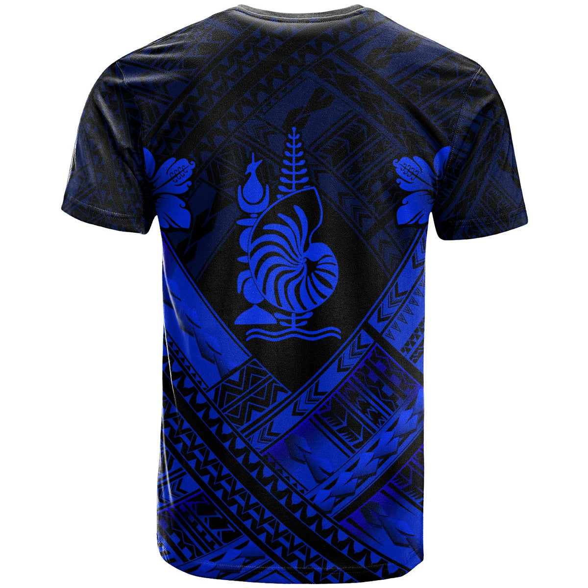 New Caledonia Polynesian Custom T Shirts New Caledonia Blue Seal Camisole Hibiscus Style - Polynesian Pride