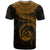 Vanuatu Polynesian Custom T Shirt Vanuatuan Waves (Golden) - Polynesian Pride