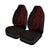 Samoa Car Seat Covers - Polynesian Pattern Style Red Color - Polynesian Pride