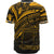 Tokelau Baseball Shirt - Gold Color Cross Style - Polynesian Pride