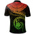 New Caledonia Polynesian Custom Polo Shirt Polynesian Waves (Reggae) - Polynesian Pride