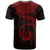 Vanuatu Polynesian Custom T Shirt Vanuatuan Waves (Red) - Polynesian Pride