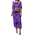 Fiji Puletasi Dress Vintage Hibiscus Fabric Pattern Ver.03 LT14 Purple - Polynesian Pride