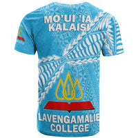 Tonga Custom T Shirt Lavengamalie College Tongan Pattern LT10 - Polynesian Pride