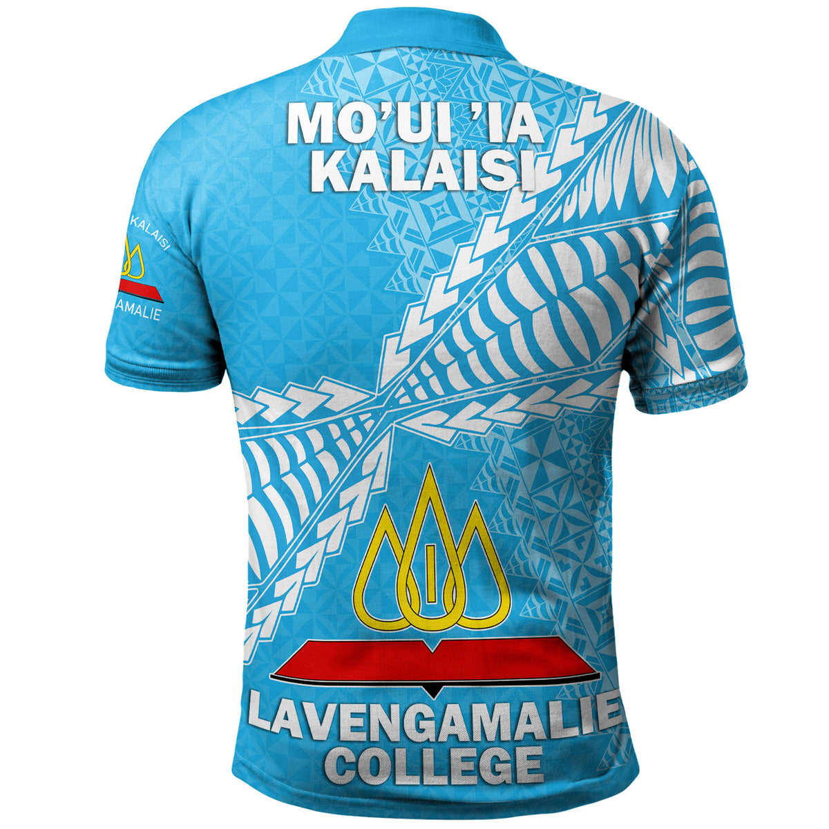 Tonga Custom Polo Shirt Lavengamalie College Tongan Pattern LT10 - Polynesian Pride