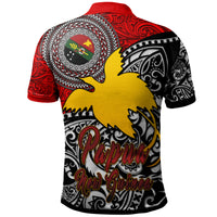 Papua New Guinea Polo Shirt Custom Chimbu Of Papua New Guinea With Polynesian Patterns Polo Shirt - Polynesian Pride