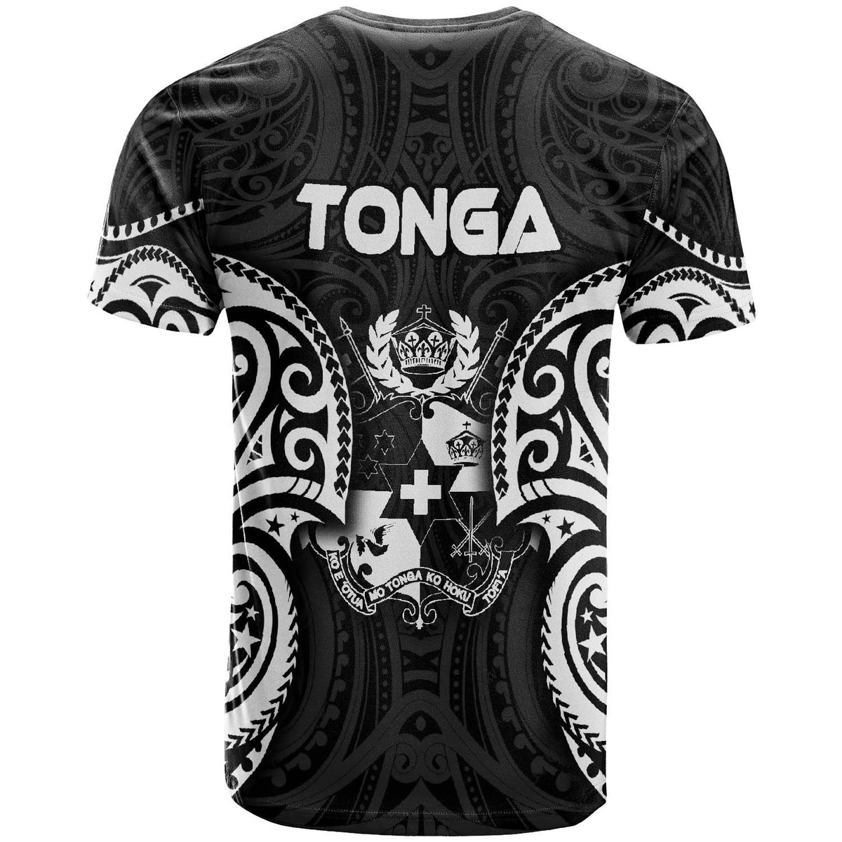 Tonga Polynesian Custom T Shirt Tonga Spirit White - Polynesian Pride
