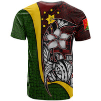 Papua New Guinea Eastern Highlands T Shirt Turtle with Hook - Polynesian Pride