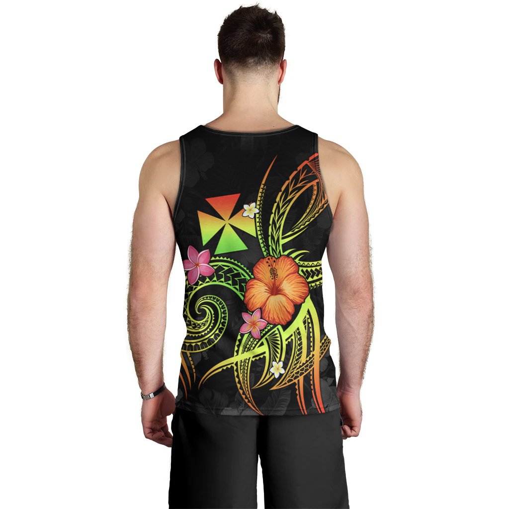 Wallis and Futuna Polynesian Men's Tank Top - Legend of Wallis and Futuna (Reggae) - Polynesian Pride