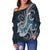 Chuuk Islands Polynesian Off Shoulder Sweater - Ocean Style - Polynesian Pride