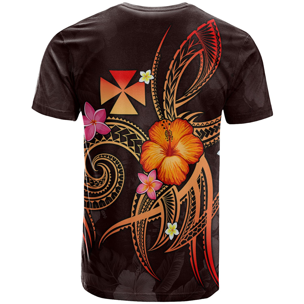 Wallis and Futuna Polynesian Custom T Shirt Legend of Wallis and Futuna (Red) - Polynesian Pride