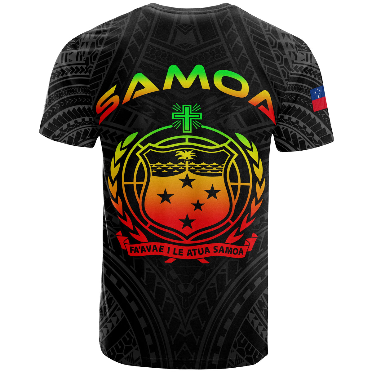 Samoa Polynesian T Shirt Samoan Legends Reggae Version - Polynesian Pride