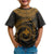 Papua New Guinea Polynesian Custom T Shirt Papua New Guinea Waves (Golden) - Polynesian Pride