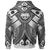 Fsm Custom Hoodie White Seal with Polynesian Tattoo - Polynesian Pride