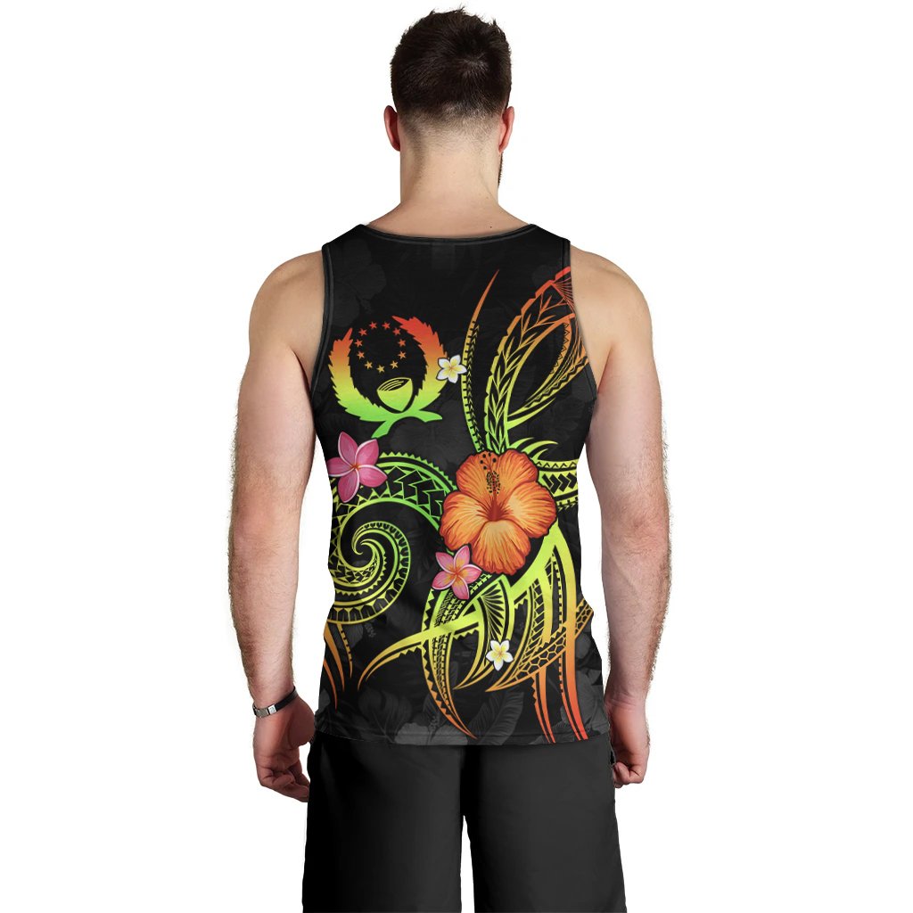 Pohnpei Polynesian Men's Tank Top - Legend of Pohnpei (Reggae) - Polynesian Pride