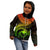 Papua New Guinea Polynesian Zip up Hoodie Papua New Guinea Waves (Reggae) - Polynesian Pride