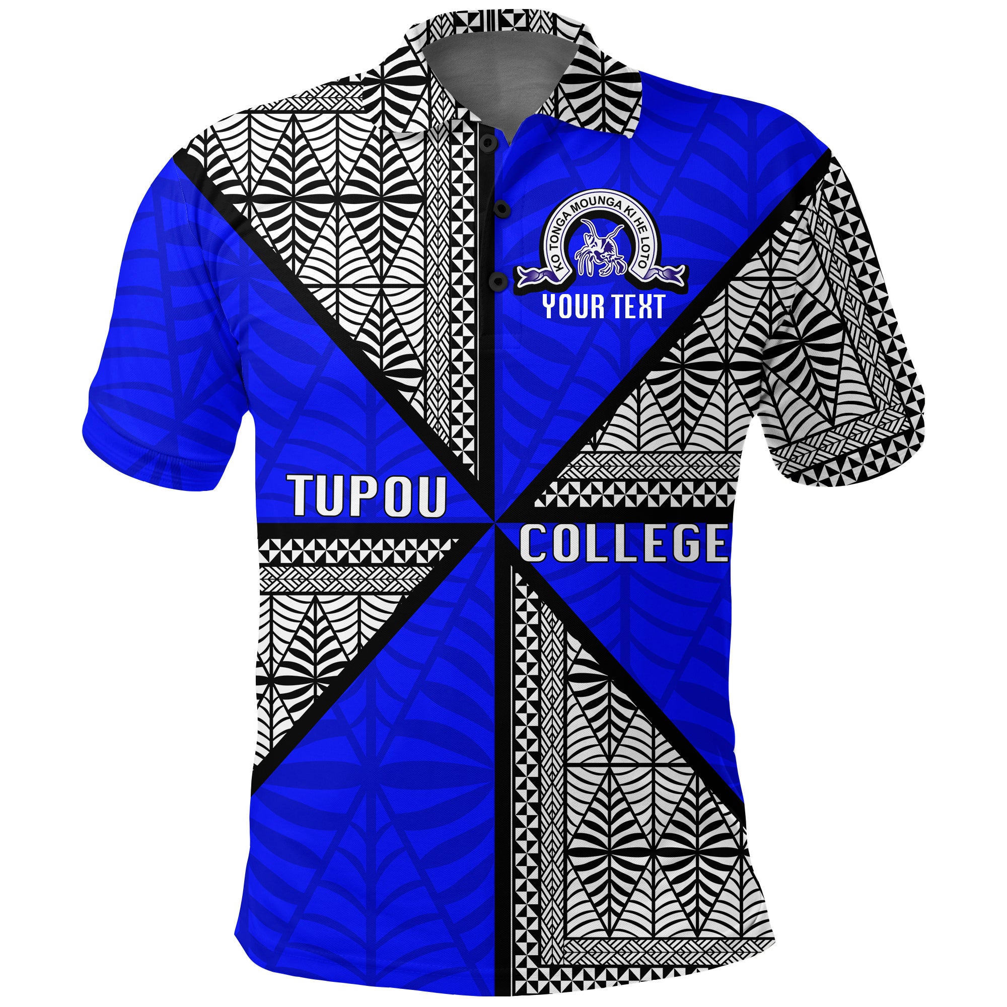 Custom Tonga Tupou College Polo Shirt Tongan Patterns LT20 Unisex Green - Polynesian Pride