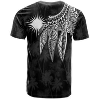 Marshall Islands T Shirt Polynesian Wings (White) - Polynesian Pride