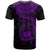 Polynesian Samoa Custom T shirt Samoan Waves (Purple) - Polynesian Pride