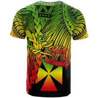 Wallis and Futuna Polynesian T Shirt Tribal Wave Tattoo Reggae - Polynesian Pride