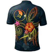 YAP Polynesian Custom Polo Shirt Legend of YAP (Blue) - Polynesian Pride