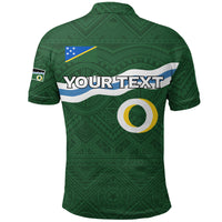 Custom Solomon Islands Western Province Polo Shirt Tribal Pattern LT12 - Polynesian Pride