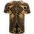 Chuuk Custom T Shirt Gold Seal with Polynesian Tattoo - Polynesian Pride