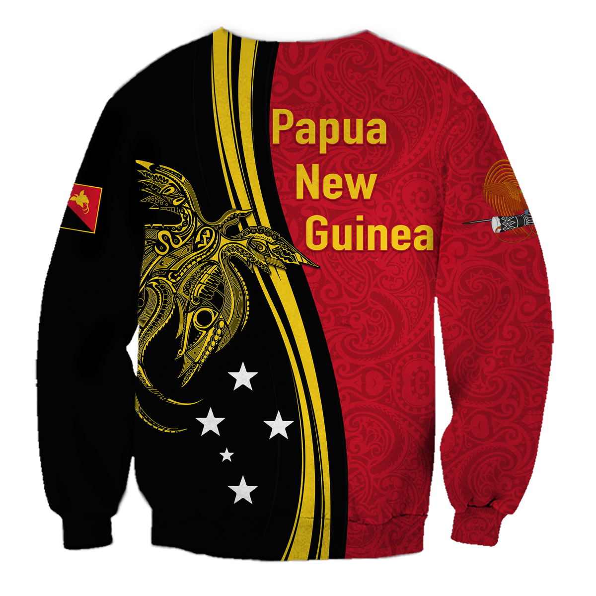 Papua New Guinea Independence Anniversary Polynesian Tribal Sweatshirt - LT12 - Polynesian Pride