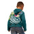 The Philippines Zip up Hoodie Summer Plumeria (Turquoise) - Polynesian Pride